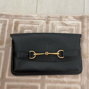 Gucci Horsebit black clutch